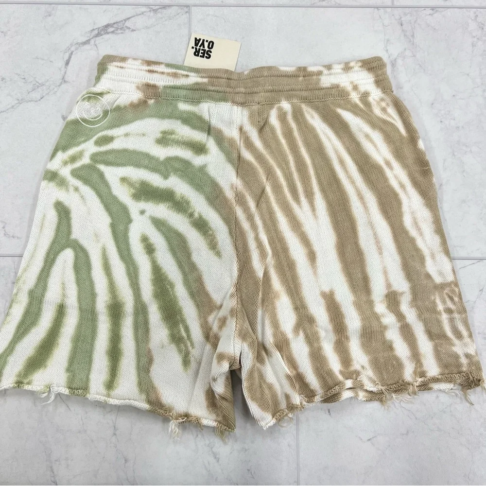 (SE-4) SER.O.YA Declan Knit Tie Dye Shorts - Picture 6 of 7